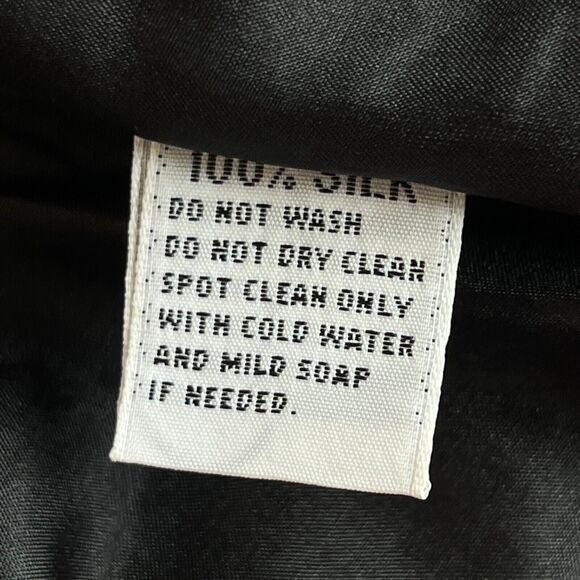 VTG Oleg Cassini All Over Sequin Silk Jacket Glam Evening Colorful Oversized M - Picture 12 of 15